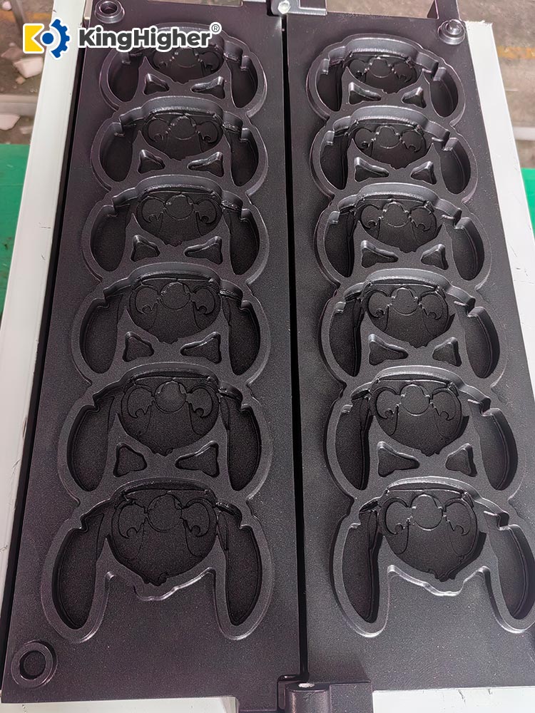 Custom Cartoon Waffle Mold Plates for Qatar Market