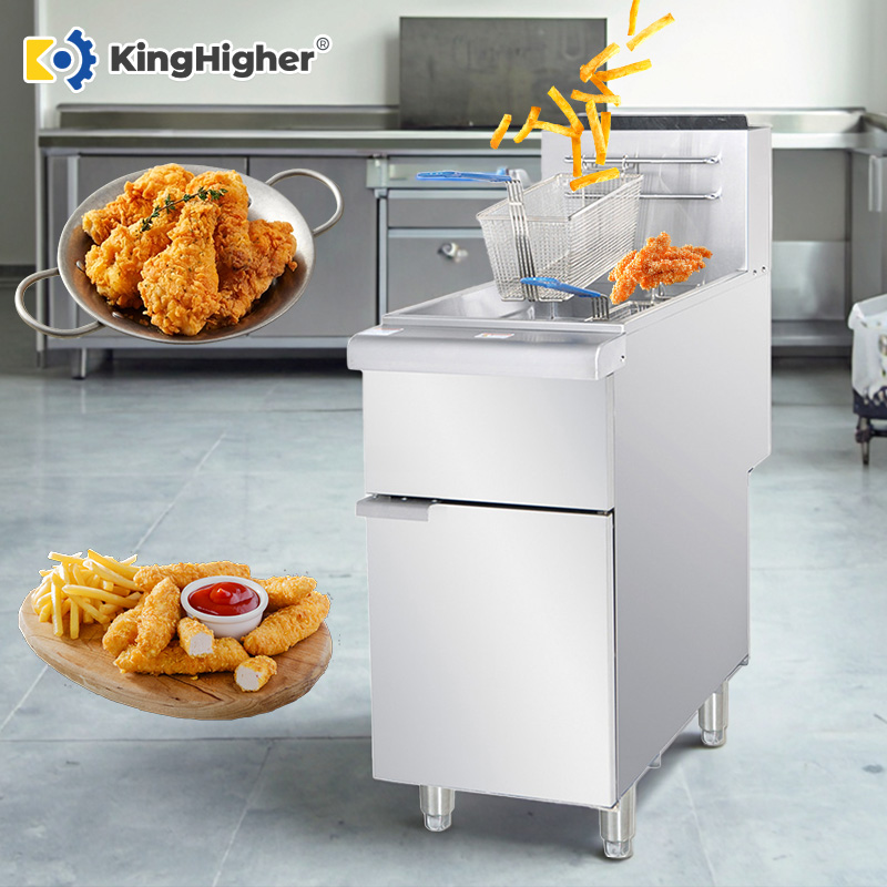 Commercial Gas Deep Fryer – KingHigher High Productivity Industrial Chicken Fryer