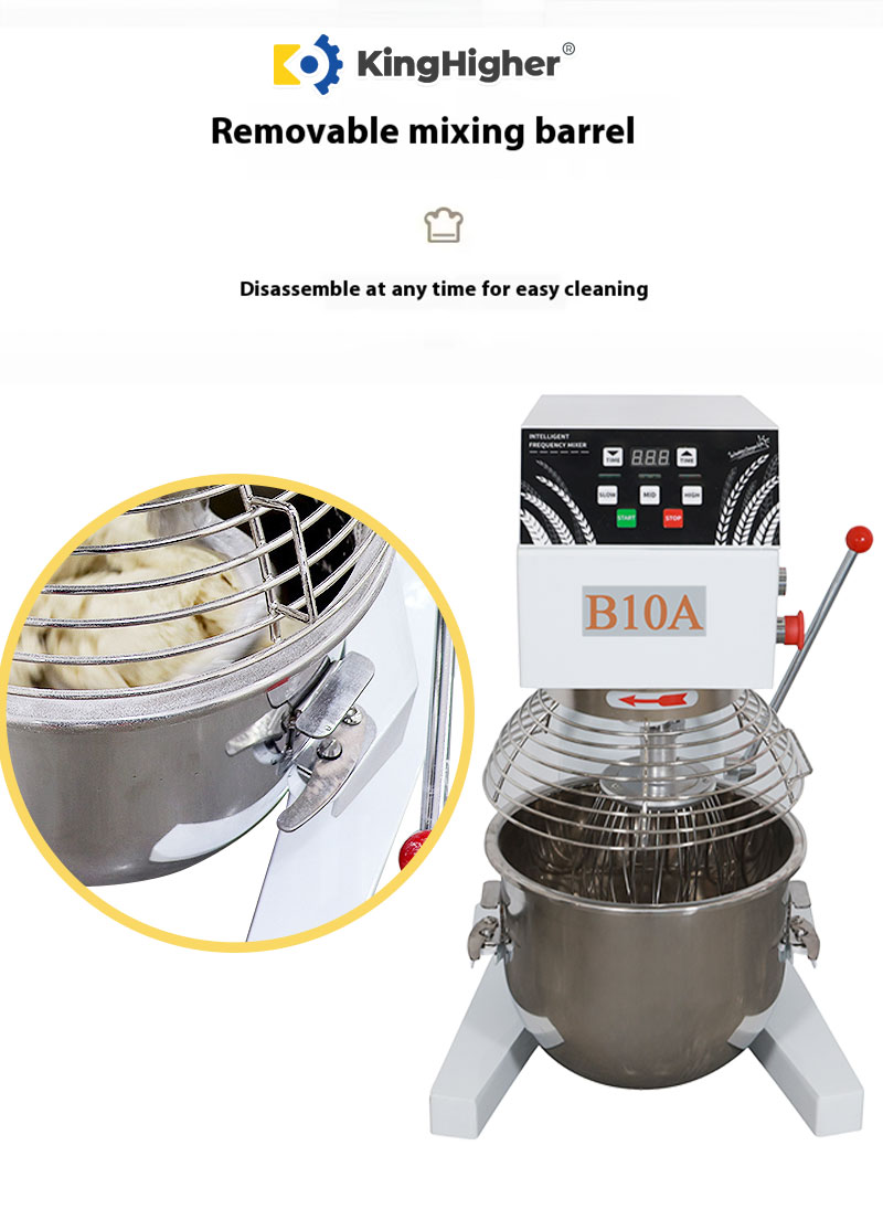 Removable Mixing Bowl for Easy Cleaning – KingHigher Commercial Mixer