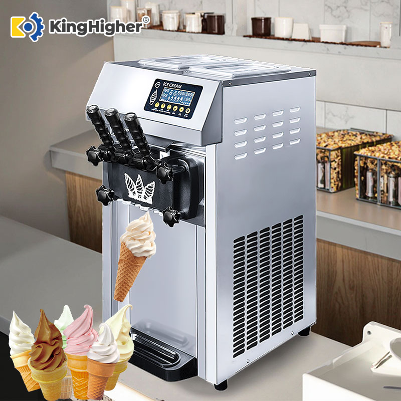 Countertop Soft Serve Ice Cream Machine for Commercial Use