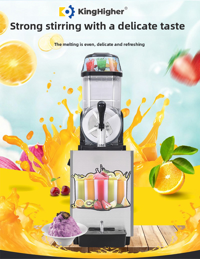 KingHigher single-bowl snow melting machine strong stirring for delicate taste