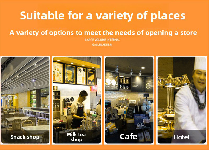 KingHigher snow melting machine suitable for snack shops, milk tea cafes, hotels